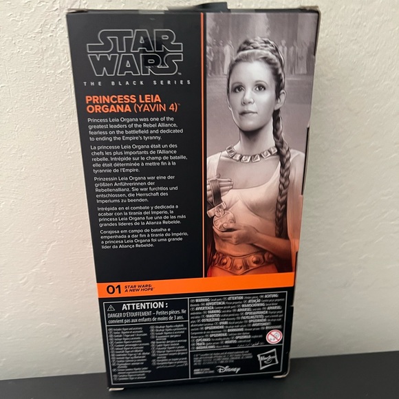 Star Wars Black Series Princess Leia Organa (Yavin 4)6-Inch-Scale A New Hope - Picture 3 of 4